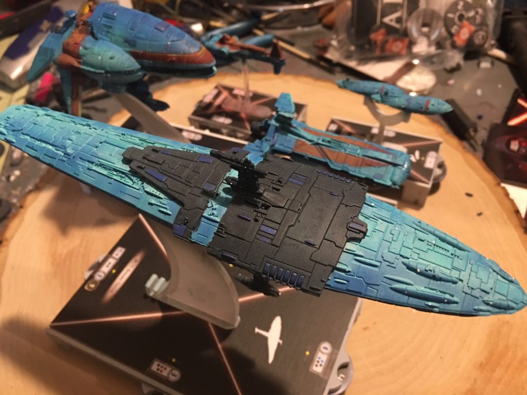 More Painted Rebel Ships